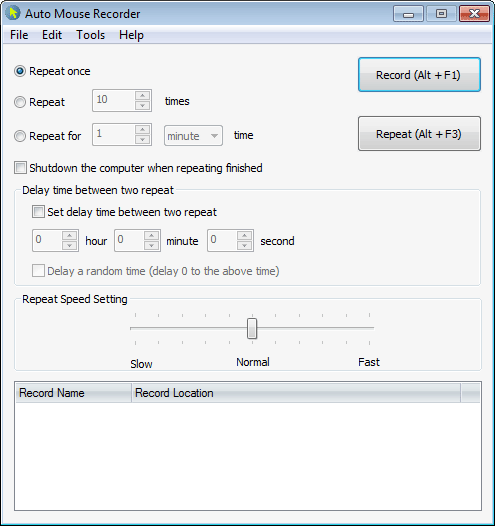 Windows 7 Auto Mouse Recorder 3.1.0.2 full