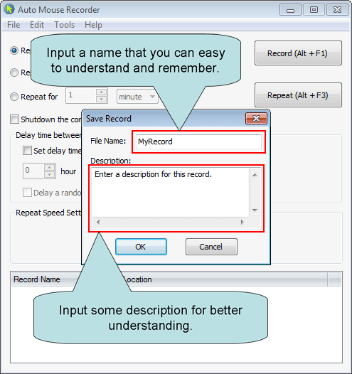 Auto Mouse Recorder, Auto Mouse, Mouse Keyboard Recorder